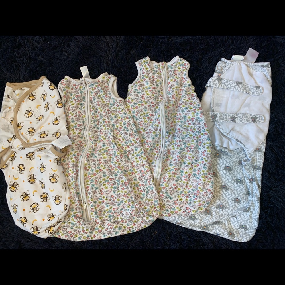 Baby sleep sack swaddles